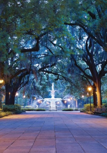 Forsyth Fountain Savannah GA crop